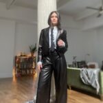 Phillipa Soo Instagram - Had to turn up the dial for hubby’s Opening Night @theshedny #herewearemusical Head to toe @brunellocucinelli_brand @brunellocucinelli Styled by @cristinaehrlich @bridgetblacksten