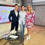 Phillipa Soo Instagram - More #piperchensings today with @nylivingtv @ny1 @siriusxm with a surprise run in with @mjrodriguez7