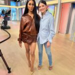 Phillipa Soo Instagram - More #piperchensings today with @nylivingtv @ny1 @siriusxm with a surprise run in with @mjrodriguez7