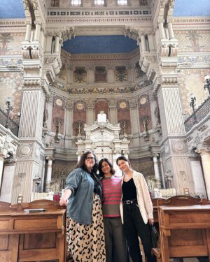 Phillipa Soo Instagram - Incredible tour of the Jewish Quarter and the Great Synagogue in Rome. 

Grazie, @viviana_in_rome !!!