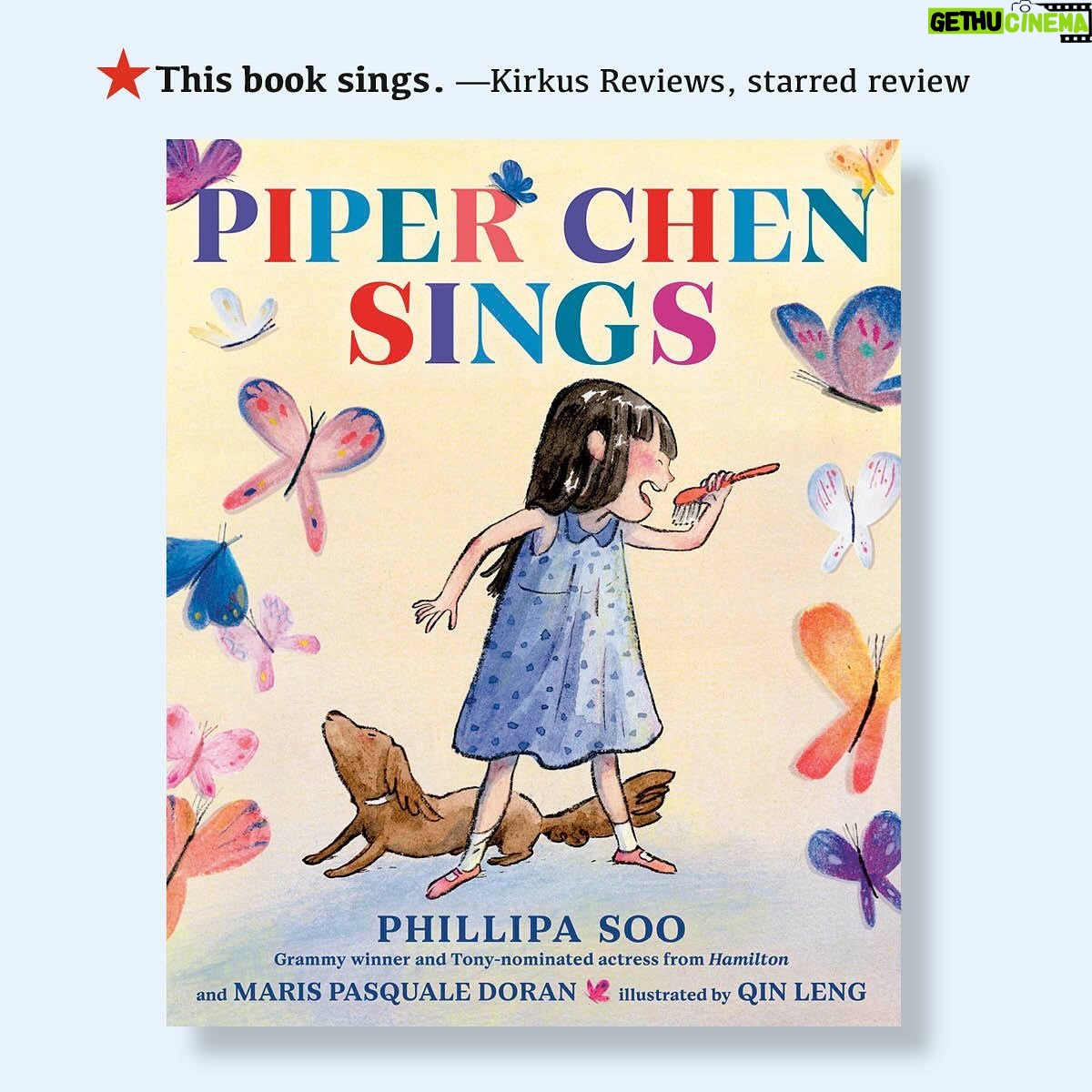 Phillipa Soo Instagram - The first review is IN and it’s a STAR ⭐️ Thank you @kirkus_reviews for this recognition! ALSO…DEAL ALERT 🚨 ‼️ Our book is available for pre-order. You can get 25% off PIPER CHEN SINGS by going to @barnesandnoble and entering PREORDER25 if you join (for free) as a rewards member. Now through Friday. (1/24-1/26) ‼️ @randomhousekids @randomhousestudio @marispasqualedoran @qinillustrations