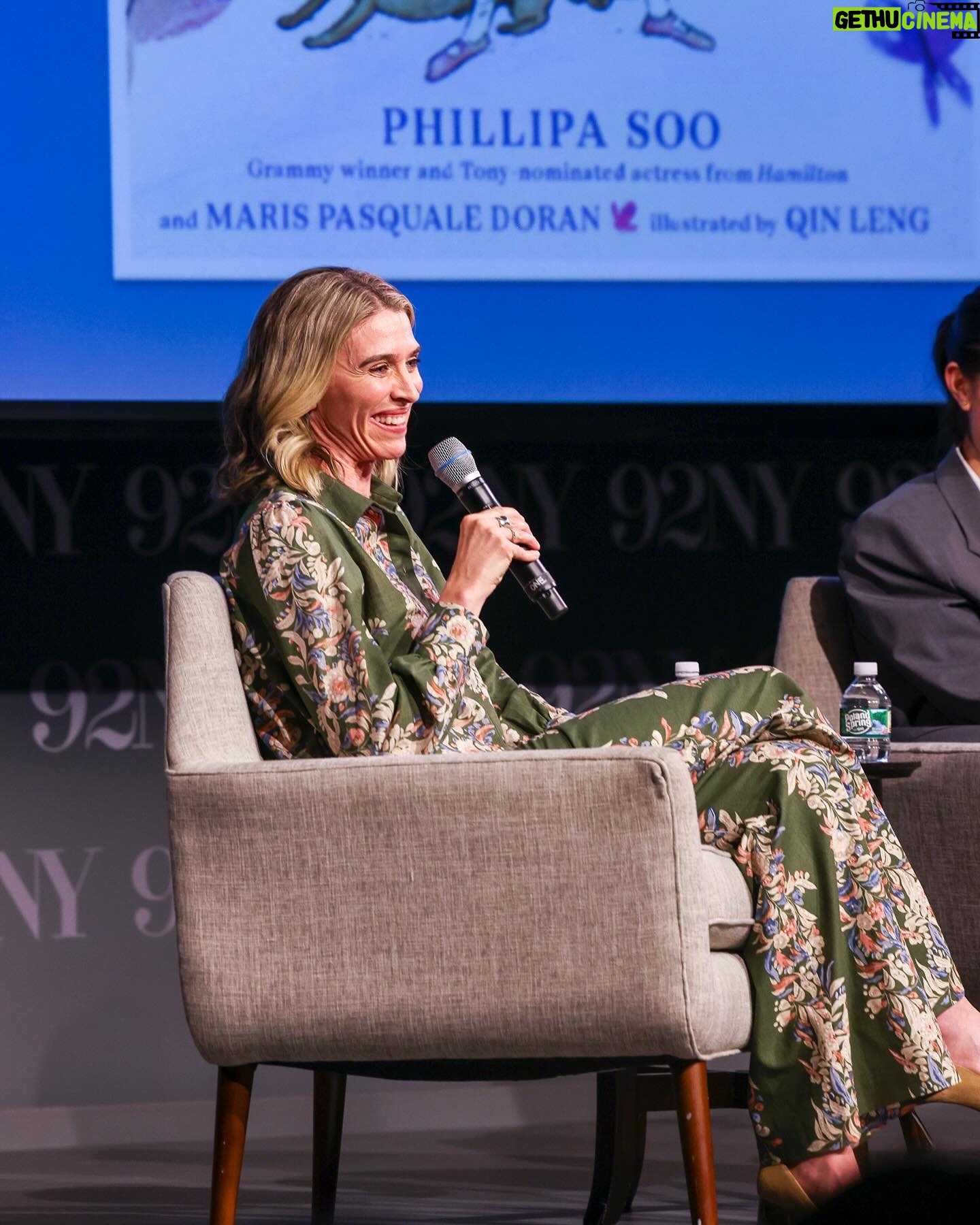 Phillipa Soo Instagram - What a night 🦋🩵 Thank you to everyone who came out for the Piper Chen Sings book launch. We are so grateful for all of your support. And a HUGE Thank you @hilarieburton for moderating our conversation about our sweet book. (If you haven’t already, read her newest book #grimoiregirl and be prepared to feel all the joy!) Hilarie, your spirit and enthusiasm was the cherry on top of a soulful and celebratory day! And to everyone who we met at the signing…We feel the love! Thank you for sharing your stories and supporting ours! Love, Pippa and Maris #piperchensings #piperchen @qinillustrations @marispasqualedoran @piperchenofficial @randomhousestudio @hilarieburton @92ndstreety Photo credit Karl Ault/Michael Priest Photography