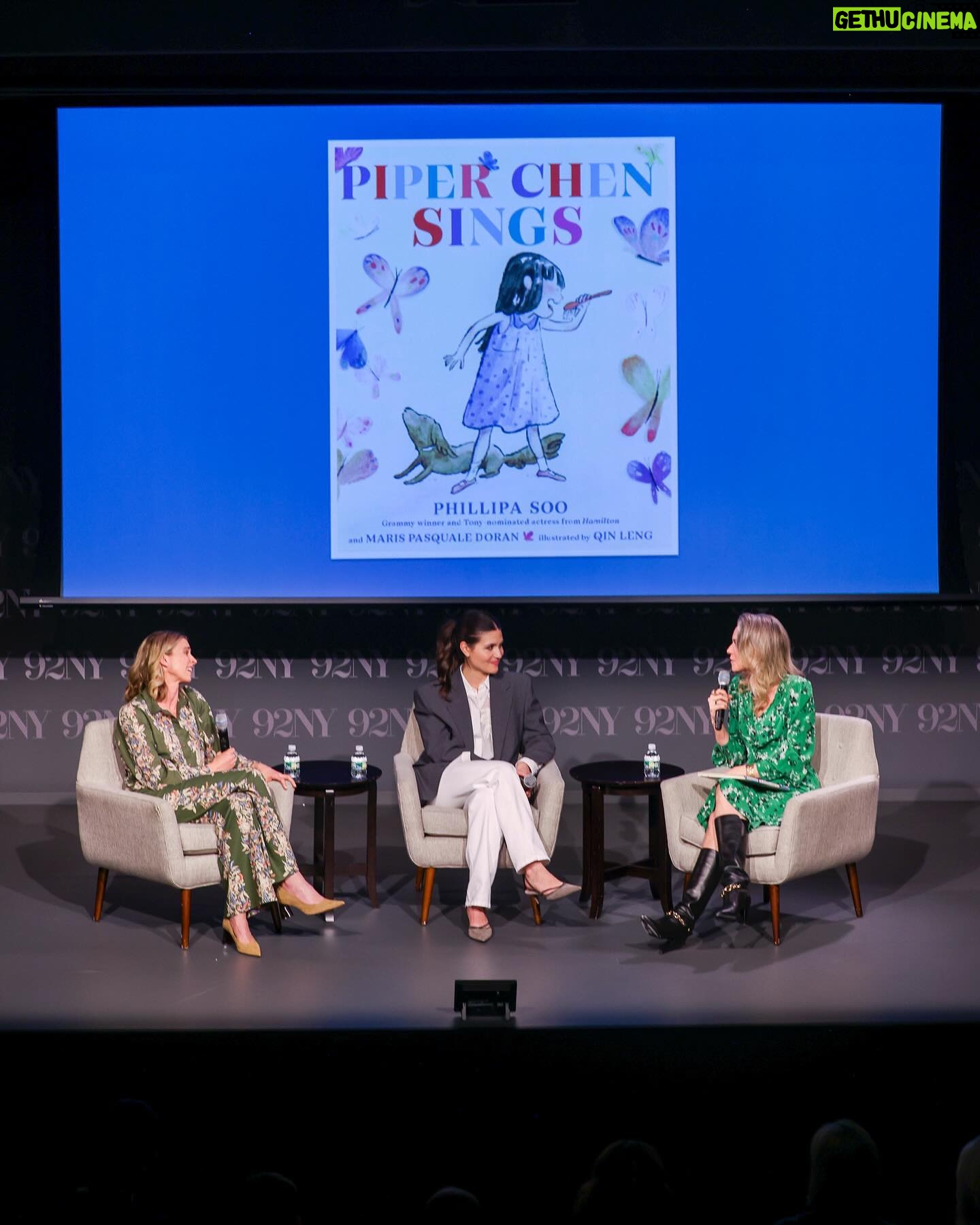 Phillipa Soo Instagram - What a night 🦋🩵 Thank you to everyone who came out for the Piper Chen Sings book launch. We are so grateful for all of your support. And a HUGE Thank you @hilarieburton for moderating our conversation about our sweet book. (If you haven’t already, read her newest book #grimoiregirl and be prepared to feel all the joy!) Hilarie, your spirit and enthusiasm was the cherry on top of a soulful and celebratory day! And to everyone who we met at the signing…We feel the love! Thank you for sharing your stories and supporting ours! Love, Pippa and Maris #piperchensings #piperchen @qinillustrations @marispasqualedoran @piperchenofficial @randomhousestudio @hilarieburton @92ndstreety Photo credit Karl Ault/Michael Priest Photography