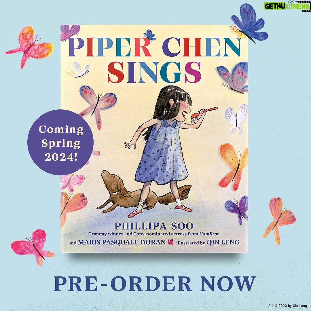 Phillipa Soo Instagram - 🎤COVER REVEAL🎤So, so excited to share the cover for my new book, PIPER CHEN SINGS, with you all! This is a labor of love with @marispasqualedoran and our fabulous illustrator, @qinillustrations! We can't wait for you to meet Piper and hear her story 💕 In stores this spring, but you can preorder now at the link in my bio! 💜 📚 @randomhousekids @randomhousestudio #piperchen #piperchensings #childrensbooks