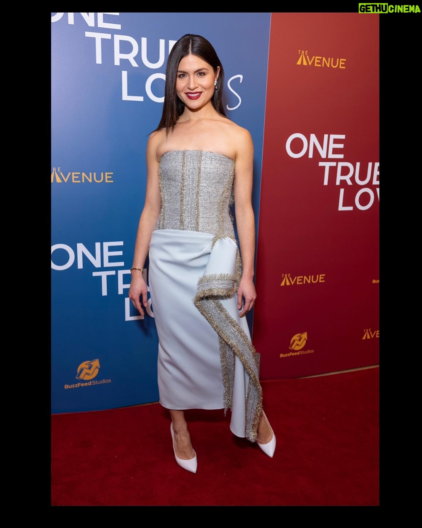 Phillipa Soo Instagram - Thank you for such a special premiere❤️💙@bibhumohapatra and @vhernier . Styled @cristinaehrlich HMU @seijinyc @miajonesmua . #onetruelovesmovie Photo Credit: Marc Kallweit