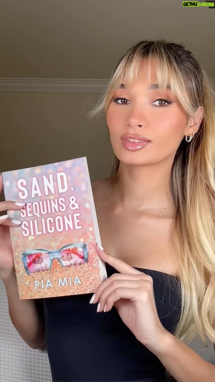 Pia Mia Instagram - Received the first copy of my romance novel Sand, Sequins & Silicone 📖👑 Yours May 14th