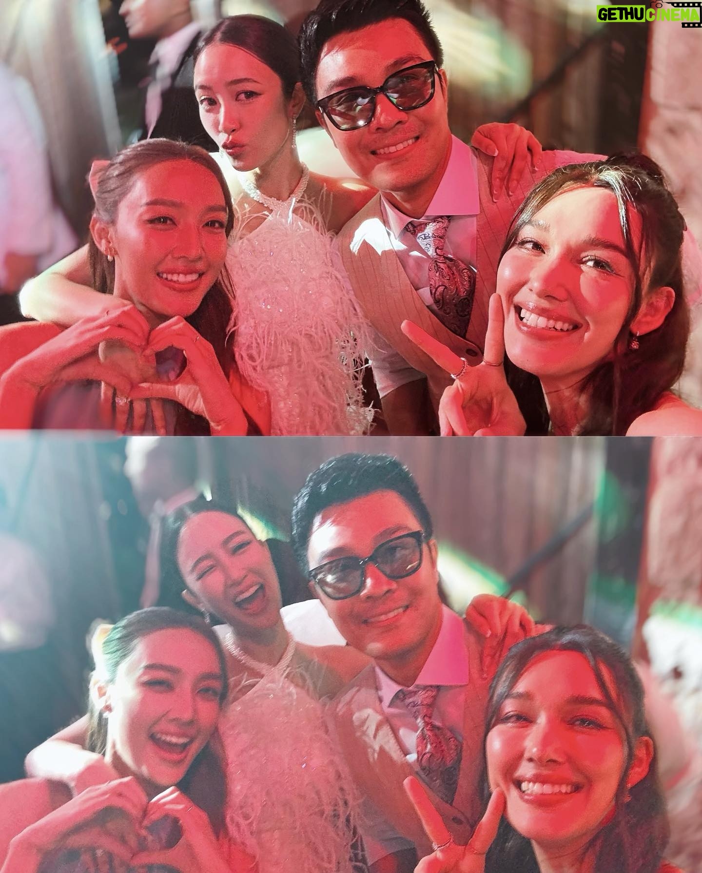 Pichukkana Wongsarattanasin Instagram - 🩷👰🏻♀️🤵🏻💕 @prima_prim #primtomtheluckyones ยินดีด้วยน้าา~ ขอให้เพื่อนมีความสุขมากๆ จัดงานได้น่ารัก อบอุ่นมาก สนุกสุดๆเลย 🥰🥰