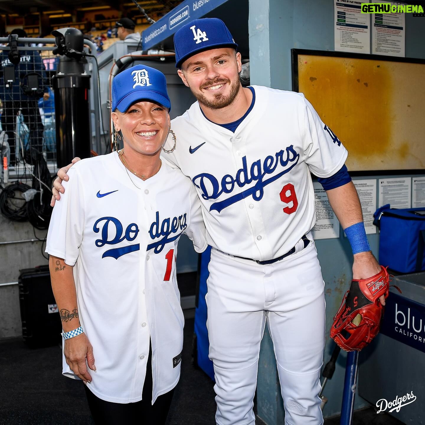 Pink Instagram - Got this party started on a Saturday Night. Thanks for stopping by, @pink! We’ll see you back at Dodger Stadium on 9/15 for the Summer Carnival Stadium Tour.