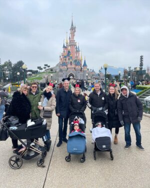 Pixie Lott Instagram - c’etait magnifique 💛 @disneylandparis is steeped in so much nostalgia for us from the music everywhere to the castle at night, it was magical to be back but with bertie and my fam 🧚‍♂️