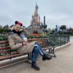Pixie Lott Instagram - c’etait magnifique 💛 @disneylandparis is steeped in so much nostalgia for us from the music everywhere to the castle at night, it was magical to be back but with bertie and my fam 🧚‍♂️