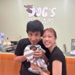 Ploi Horwang Instagram - @dustyjustdusty ขาสั้นสุดๆ ตัวเริ่มยาวแล้วด้วย ตาก็เริ่มเปิดละ แต่ใดๆ หน้าเหมือนพ่อมันเลย 55555