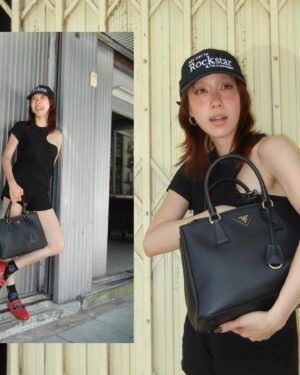 Ploi Horwang Instagram - A Bangkokian with a #PradaGalleria bag ✨ @prada