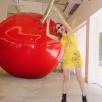 Ploi Horwang Instagram - -> the cherry 🍒 is super big & i luv it 🍒 <- outfit from @klosetdesign #outfitoftheday #whatiwore #todaysoutfit