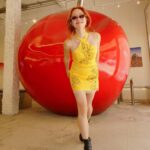 Ploi Horwang Instagram - -> the cherry 🍒 is super big & i luv it 🍒 <- outfit from @klosetdesign #outfitoftheday #whatiwore #todaysoutfit