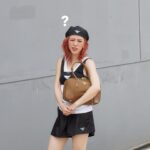 Ploi Horwang Instagram – Boyish look for @prada #PradaReNylon 👜