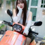 Ployshompoo Supasap Instagram - วันนี้หนีเที่ยวกับน้องแซลม่อน #Lambretta #X200 #LambrettaX200 #LambrettaXseries #IknowwhatIwant #แลมไปด้วยกัน