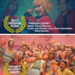 Pokwang Instagram – Posted @withregram • @percinotpercy 15 AWARD CITATIONS for BECKY & BADETTE!
Winner 
BEST ORIGINAL SONG 
GENDER SENSITIVITY AWARD
Nominated for 
BEST ACTRESS (Eugene Domingo) 
BEST ACTRESS (Pokwang)
BEST DIRECTOR (Jun Robles Lana)
BEST SCREENPLAY (Jun Robles Lana)
BEST SUPPORTING ACTOR (Romnick Sarmenta) 
BEST SUPPORTING ACTRESS (Agot Isidro)
BEST CINEMATOGRAPHY (Kara Moreno)
BEST PRODUCTION DESIGN (Jaylo Conanan)
BEST EDITING (Benjamin Tolentino)
BEST MUSICAL SCORE (Teresa Barrozo)
BEST SOUND (Armand de Guzman)
BEST FLOAT (Jaylo Conanan)
FPJ MEMORIAL AWARD FOR EXCELLENCE (Becky & Badette)

Thank you MMFF Gabi ng Parangal!