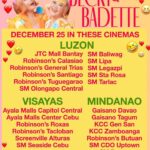 Pokwang Instagram – Tara na sugod sa mga sinehan at magsaya  makitawa sa comedy movie ng taon #BeckyandBadette narito po ang mga listahan ng sinehan… Merry Christmas po 🎄❤️
