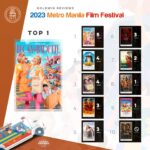 Pokwang Instagram – MMFF 2023 RANKING
by: Goldwin Reviews

Gaya ng parati nating sinabi. May kanya-kanya tayong hinahanap sa buhay. Maaaring ang pinaka-panget para sa’yo ay ang pinaka-maganda para sa iba. Ayos lang yun. Ang importante ay pinag-uusapan natin ang mga pelikula at hindi natin hinaharang ang mga opinyon ng bawat isa.

Narito ang listahan ng GR mula sa kanyang pinaka-nagustuhan hanggang sa hindi nagustuhan. Parehas ba tayo ng listahan? Pwede mong i-share yan dito. Comment ka lang below.

See the score card here:
https://www.goldwinreviews.com/post/mmff-2023

1️⃣ Becky and Badette
2️⃣ Firefly
3️⃣ Family of Two
4️⃣ GomBurZa
5️⃣ When I Met You In Tokyo
6️⃣ Mallari
7️⃣ Rewind
8️⃣ Penduko
9️⃣ Broken Hearts’ Trip
🔟 KAmpon

See all MMFF 2023 full movie reviews here:
https://www.goldwinreviews.com/my-blog/tags/mmff-2023