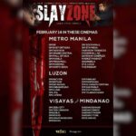 Pokwang Instagram – Posted @withregram • @wide_international Slaaaayyyy partyyyy in these cinemas!!! 🔪🎬🎉
Hakot sa pagsalubong ng araw ng mga puso!
Sabay-sabay tayo sa pag- SLAAAAAYYYYY!

SLAY ZONE 🔪🩸

FEBRUARY 14 IN THESE CINEMAS

📍 METRO MANILA

SM BF
SM EAST ORTIGAS
SM FAIRVIEW
SM GRAND CENTRAL
SM MALL OF ASIA
SM MANILA
SM MEGAMALL
SM MARIKINA
SM NORTH EDSA
SM SOUTHMALL
SM STA MESA
FAIRVIEW TERRACES
FISHERMALL QC
GATEWAY CINEPLEX
MARKET MARKET
SHANGRILA
STA. LUCIA
THE PODIUM

📍 LUZON

SM BACOOR
SM BATAAN
SM BATANGAS
SM CABANATUAN
SM CLARK
SM LIPA
SM LEGASPI
SM LUCENA
SM MARILAO
SM PAMPANGA
SM OLONGAPO CENTRAL
SM SAN PABLO
SM STO. TOMAS
SM TELEBASTAGAN

📍 VISAYAS and MINDANAO

SM CEBU CITY
SM CEBU SEASIDE
SM ILOILO
SM ROXAS
SM CAGAYAN DE ORO
SM DAVAO
GAISANO DAVAO
GAISANO DIGOS
GAISANO TAGUM
GAISANO TORIL
NCCC DAVAO

#SlayZone #SlayZoneNowSlaying
