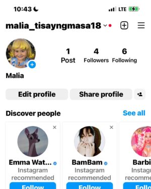 Pokwang Instagram - Hi guys this is it!!! Please follow Malia’s new IG account @malia_tisayngmasa18 and please paki unfollow ang old one na @malia_obrian block or better paki mass report kesa pakinabangan ng iba na walang silbi hahaahahaa salamat po….❤️