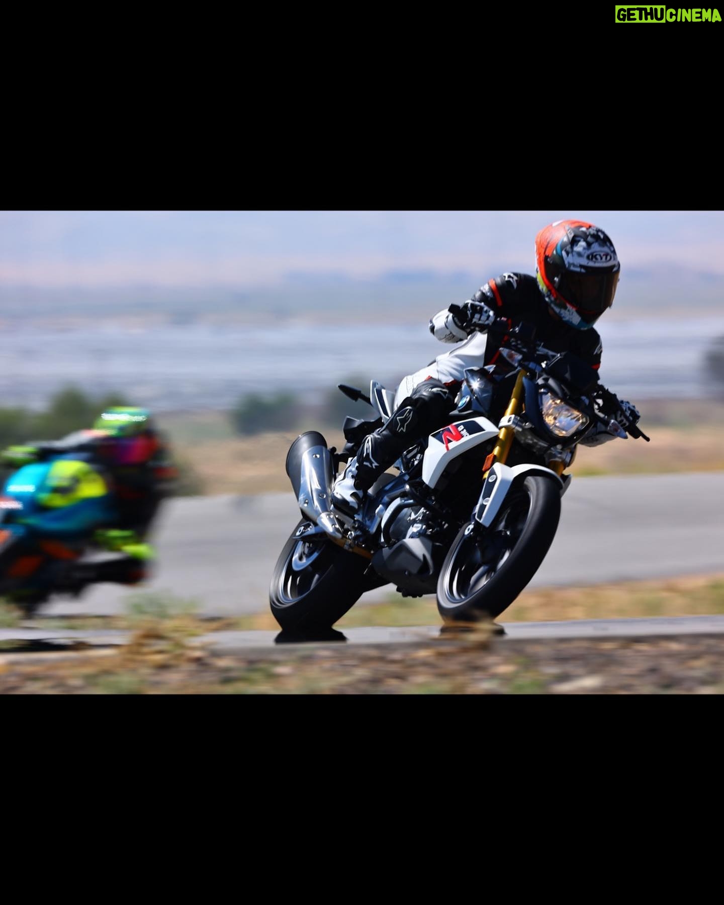 Pom Klementieff Instagram - 🏍️🖤 @superbikeschool 2 day camp was so much fun!! Learned so much!! 🖤 📷 @etechphoto
