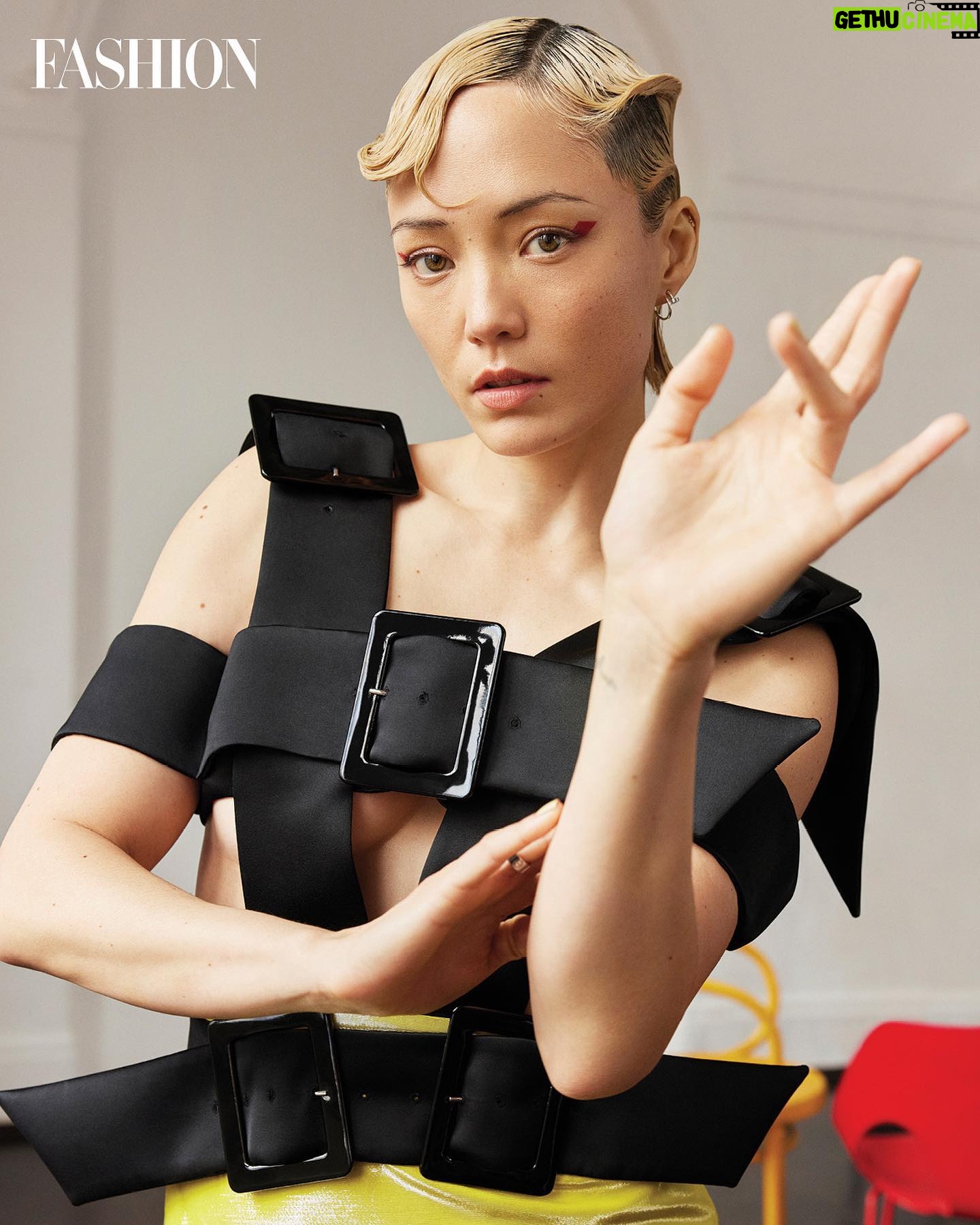 Pom Klementieff Instagram - #PomKlementieff’s thrill-seeking tendencies also apply to the red carpet. In the past, she’s been known to opt for edgy, two-piece looks rather than your typical gown. “I love taking fashion risks and thinking outside the box,” the actor shares. Head to the link in bio to read the full cover story. FASHION’s Summer 2023 issue is available on Apple News on May 23rd and on newsstands on May 29th. Photography by @royalgilbert Creative direction @georgeantono1 Styling @karenclarkson Hair @marcialuvlocks @onerepresents @hairbysammcknight Makeup @arielyehmakeup @saintlukeartists @tatcha Nails @sasha_goddard_ @saintlukeartists @shoreditchnails @officialbyredo Fashion assistants @mollellison @maggiecurwin Hair assistant @anais_rosenthal_ Photo assistants #NickCollins @phillbradley Producer @thearcadeproduction Art Direction @daniellesuzanne_ Words by @annikalautens #FASHIONCanada #UnapologeticallyOurselves