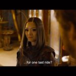 Pom Klementieff Instagram - New trailer for #GotGVol3 💜 one last ride with the Guardians of the Galaxy 🎢🛸🎉 @jamesgunn 💜 Only in theaters May 5th