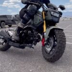 Pom Klementieff Instagram – Learning how to do a slide 90 and a donut! 🧦🍩😜🏍️💥 with @tonycarbajal