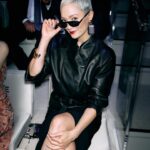 Pom Klementieff Instagram – 🖤 @giorgioarmani show in Milan 🖤