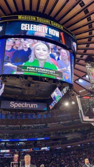 Pom Klementieff Instagram - 🏀 @nyknicks 🎉 @thegarden 💕🏀
