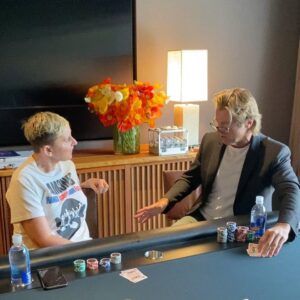 Portia de Rossi Instagram - Happy Birthday to my wife! I surprised her with a poker coaching session with none other than WPT’s Vince Van Patten! Thanks, Vince!  @vincevanp_wpt @theellenshow