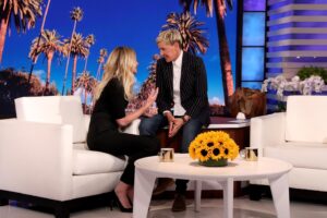 Portia de Rossi Instagram - My last time on the Ellen show! So emotional! @theellenshow