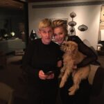 Portia de Rossi Instagram - Hope you’re having as lovely a holiday as we are. Love, E, P and Kid