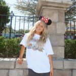 Pressley Hosbach Instagram - never growing up. 😇 thank you @disneyland & @disneyparks for having me for #pixarfest2024 !!!! love you guys! #hostedbydisney 💗