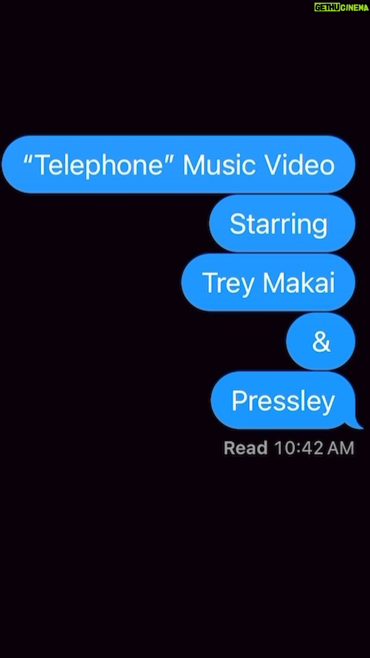 Pressley Hosbach Instagram - Meet me in the @youtubemusic chatroom on my @youtube channel tomorrow at 2:45pm PT/5:45pm ET. Let’s watch my TELEPHONE music video together. 🎥📲 @pressley