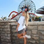 Pressley Hosbach Instagram - never growing up. 😇 thank you @disneyland & @disneyparks for having me for #pixarfest2024 !!!! love you guys! #hostedbydisney 💗