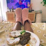 Princess Nokia Instagram – Things that make me happy. 
Rest. Long naps in bed. Artisanal sandwiches. Cottage Core decoration. Plant based food. Home made green juice. Fuzzy slippers. Dreamy ambient lo fi YouTube playlists. My killer rack 👀. It’s was such a busy, productive, & demanding summer. I wasn’t home much. Touring season has made me sleepy and aloof and I apologize to my loved ones who I can’t make time for or don’t feel like talking to. 
Im in resting mode. And in power mode. And honestly I just need a fuzzy blanket and more hours in the day. Love u 💘see u soon