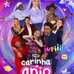 Priscila Sol Instagram - Iupiiiii! Nossa novela encantadora @sbtcarinhadeanjo voltou hoje (13h) à programação do @sbt! Bora pegar carona com a gente nessa calda de cometa? 💫☄️❤️🎈🌈🌌 Via @lovenovelas6