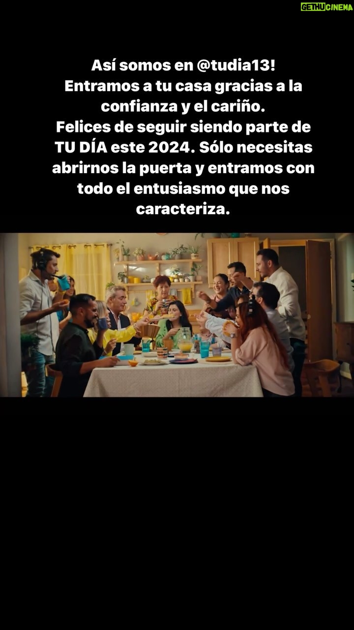 Priscilla Vargas Instagram - Seguimos con más entusiasmo este 2024 para seguir siendo parte de TU DIA ❤️ Síguenos también en @tudia13