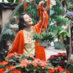 Priscilla Wong Instagram - 準備過年， 選了一盆桔， 一盆小年花。 還在想， 需要買什麼❤️ 最喜歡的秘密花園🌳