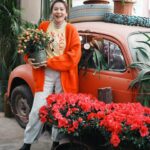 Priscilla Wong Instagram - 準備過年， 選了一盆桔， 一盆小年花。 還在想， 需要買什麼❤️ 最喜歡的秘密花園🌳