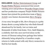 Priyanka Chopra Instagram - Aligning with stories and filmmakers that have the ability to move the audience by having a unique point of view is what we always look for at @purplepebblepictures. @barryavrich22’s new feature documentary, Born Hungry is exactly that. I was so moved by Sash’s incredible story of resilience and determination, and also that it is an amazing rendition of an extremely sensitive story, it was a no-brainer for us to collaborate. We cannot wait to share this story with you.