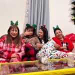 Priyanka Karki Instagram - Our Annual Christmas Dinner at Ayanka Niwas ♥️ What a beautiful night ✨ Thank you for our beautiful matching PJs @hygge_wears 🦋 Vlog out on my Official YouTube Channel 🖤 Link in bio 💜