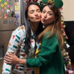 Priyanka Karki Instagram - Our Annual Christmas Dinner at Ayanka Niwas ♥️ What a beautiful night ✨ Thank you for our beautiful matching PJs @hygge_wears 🦋 Vlog out on my Official YouTube Channel 🖤 Link in bio 💜