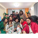 Priyanka Karki Instagram - Our Annual Christmas Dinner at Ayanka Niwas ♥️ What a beautiful night ✨ Thank you for our beautiful matching PJs @hygge_wears 🦋 Vlog out on my Official YouTube Channel 🖤 Link in bio 💜
