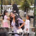 Priyanka Karki Instagram - Shoot ko behind the scenes! Had so much fun filming this one ♥️☺️ लुकाऊने ठावै छैन 🦋