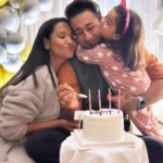 Priyanka Karki Instagram - Happy birthday DADDY ♥️ We love you so much ☺️ Full Vlog out on my official YouTube channel 🦋 Link in bio ♥️