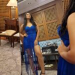 Priyanka Karki Instagram - RUSLAN’s 50th Anniversary 💙 What a fantastic night! Thank you for such a beautiful experience @ruslanvodka.np Performed on stage for the first time post-partum and it felt like I never left ☺️ Thank you @neonthelabelsofficial for my gorgeous outfit for the event. I sure did look like a Ruslan bottle 😉 Thank you @kusum_the_boutique for my performance outfits. I loved it 😘 My fab hair and make up team - @shradha_maskey and @ritu.chhantyal ♥️ My choreographer @gamvirbista and all my fabulous supporting dancers! You guys killed it 👍 And lastly, thank you to each and every one who danced along with me, enjoyed my performance, sent sweet messages, showering me with love, support and blessings ♥️ What a beautiful night 💫 Thank you universe 🖤