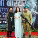 Priyanka Karki Instagram - Congratulations to the entire team of Gurkha Warrior and my dearest @milan_chams 🤍🦋 NOW SHOWING ♥️ Wearing @aziiiza_atelier Photos @udhav_rasaili